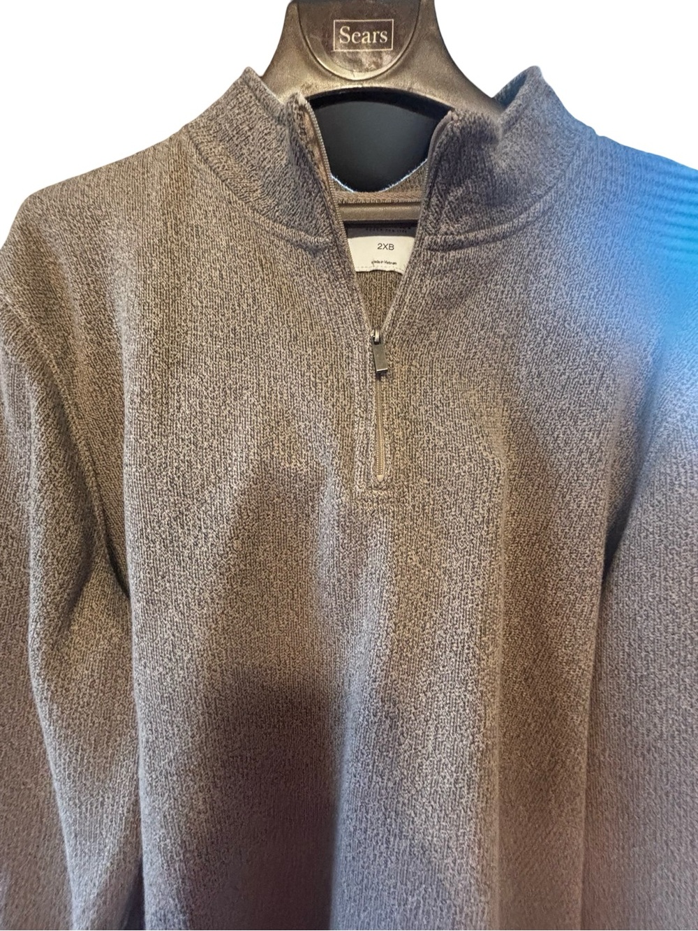 Sonoma Knit Pullover in Heather Taupe
